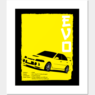 Lancer Evolution IV Posters and Art